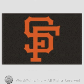 Mark with San Francisco Giants sport logo: orange | #410463