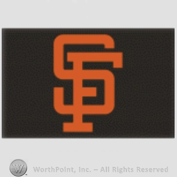 San Francisco Giants sport logo: orange SF on a black background.