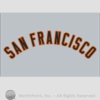San Francisco Giants sport logo: San Francisco on a grey background.