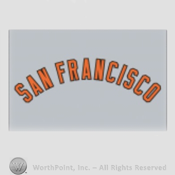 San Francisco Giants sport logo: San Francisco on a grey background.