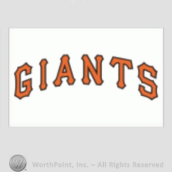 San Francisco Giants sport logo: Giants on a white background.