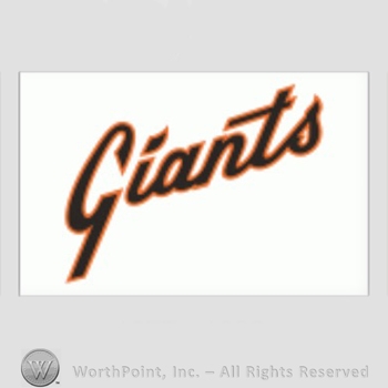 San Francisco Giants sport logo: Giants on a white background.