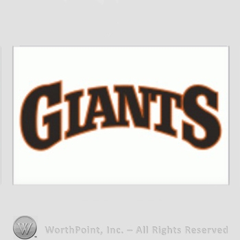 San Francisco Giants sport logo: Giants on a white background.