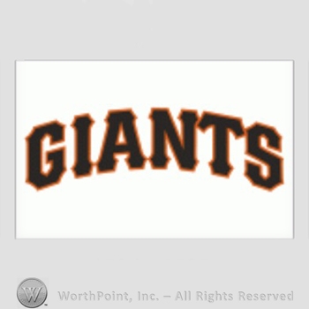 San Francisco Giants sport logo: Giants on a white background.
