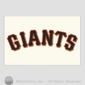 San Francisco Giants sport logo: Giants on a white background.
