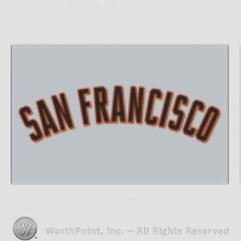 San Francisco Giants sport logo: San Francisco on a grey background.