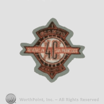 San Francisco Giants sport logo: Giants 40 years San Francisco.