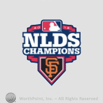 San Francisco Giants sport logo: NLDS Champions and SF.
