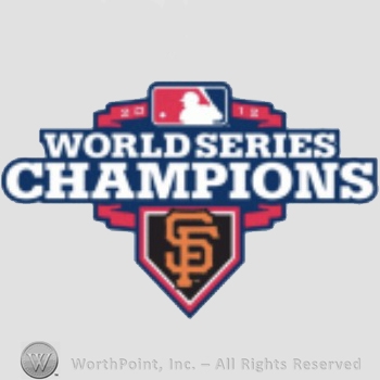 San Francisco Giants sport logo: World Series Champions and interlocked SF.