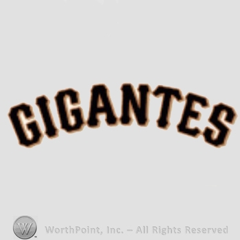 San Francisco Giants sport logo: Gigantes.