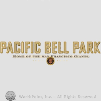 San Francisco Giants sport logo: Pacific Bell Park.
