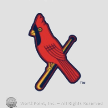 St. Louis Cardinals sport logo: cardinal on a baseball bat.