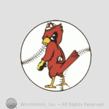 St. Louis Cardinals sport logo: a cardinal in a pitching stance inside a circle.