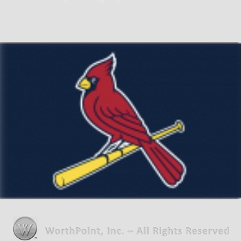 St. Louis Cardinals sport logo: cardinal on a baseball bat.
