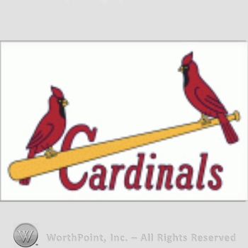 St. Louis Cardinals sport logo: two cardinals on a baseball bat and Cardinals written below.