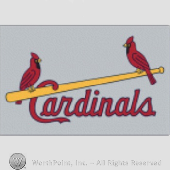 St. Louis Cardinals sport logo: two cardinals on a baseball bat and Cardinals written below.
