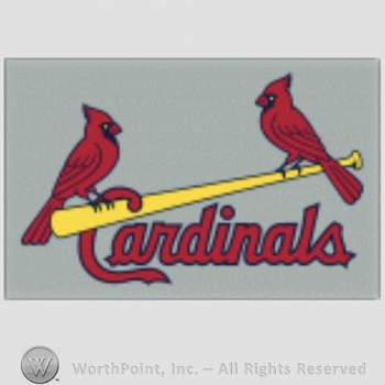 St. Louis Cardinals sport logo: two cardinals on a baseball bat and Cardinals written below.