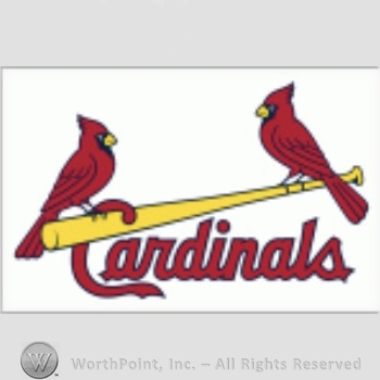 St. Louis Cardinals sport logo: two cardinals on a baseball bat and Cardinals written below.