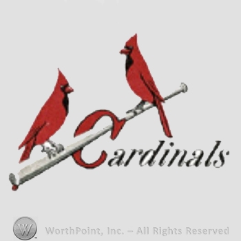 St. Louis Cardinals sport logo: two cardinals on a baseball bat and Cardinals written below.