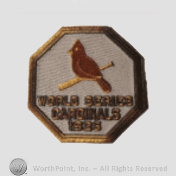 St. Louis Cardinals sport logo: cardinal on a baseball bat and World Series Cardinals 1926 written below.