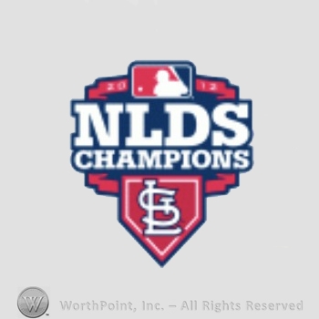 St. Louis Cardinals sport logo: NLDS Champions above interlocked STL.