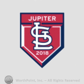 St. Louis Cardinals sport logo: Jupiter above interlocked STL, all on a pennant.
