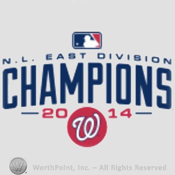 Washington Nationals sport logo: NL East Division Champions 2014 W.