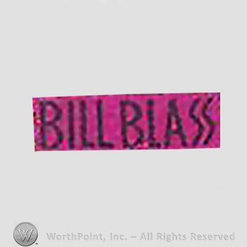 Clothing label : Bill Blass.
