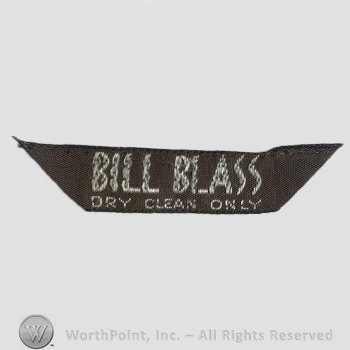 Clothing label : Bill Blass.