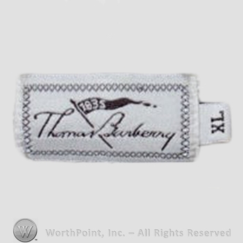 Clothing label : Burberrys.