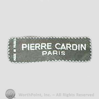 Clothing label : Pierre Cardin.