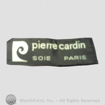Clothing label : Pierre Cardin.