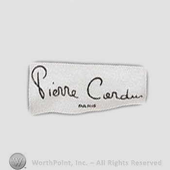 Clothing label : Pierre Cardin.