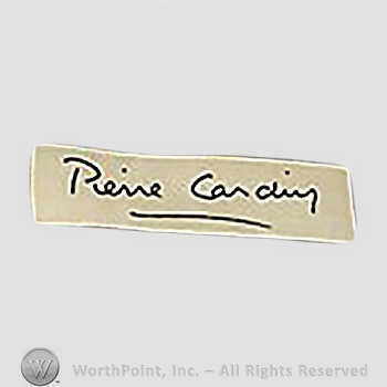 Clothing label : Pierre Cardin.