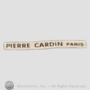 Clothing label : Pierre Cardin.