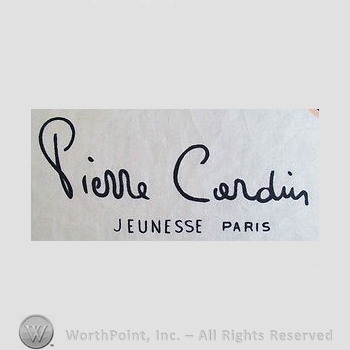 Clothing label : Pierre Cardin.