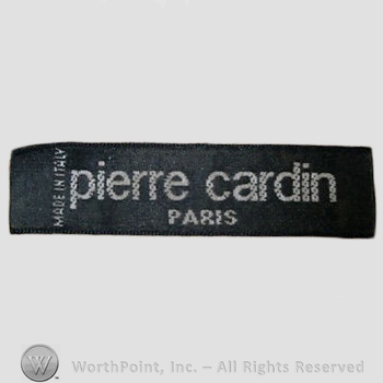Clothing label : Pierre Cardin.