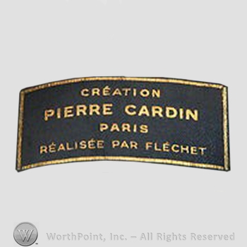 Clothing label : Pierre Cardin.