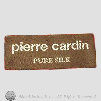 Clothing label : Pierre Cardin.