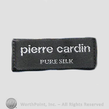 Clothing label : Pierre Cardin.
