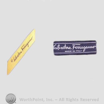 Clothing label : Salvatore Ferragamo.
