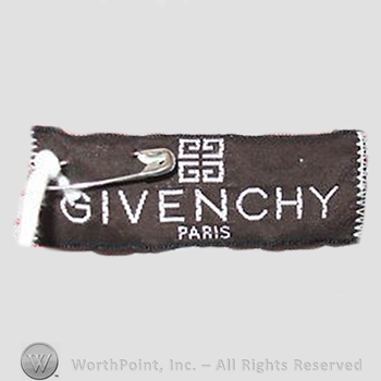 Clothing label : Hubert de Givenchy.