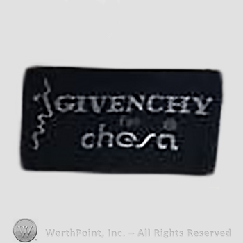Clothing label : Hubert de Givenchy.
