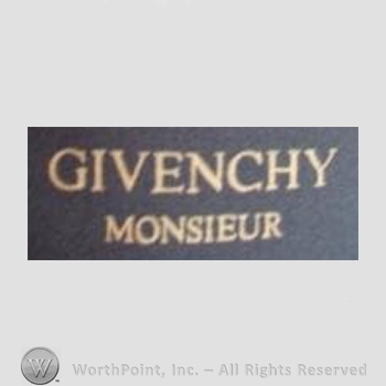 Clothing label : Hubert de Givenchy.