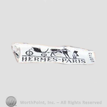 Clothing label : Hermes.
