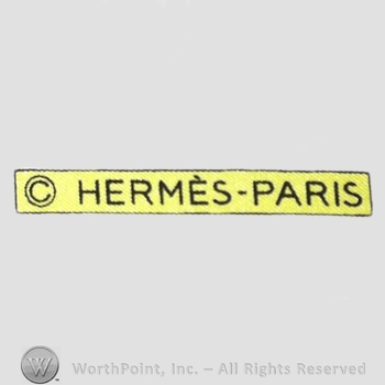 Clothing label : Hermes.