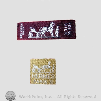 Clothing label : Hermes.