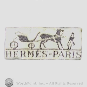 Clothing label : Hermes.