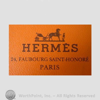 Clothing label : Hermes.