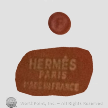 Clothing label : Hermes.